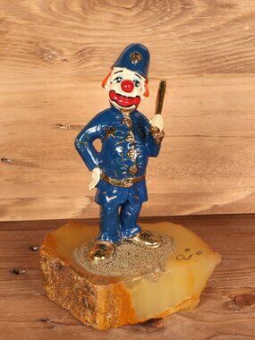 Rare '80 Ron Lee Clancy The Cop Signed Limited Edition Policeman Clown 210